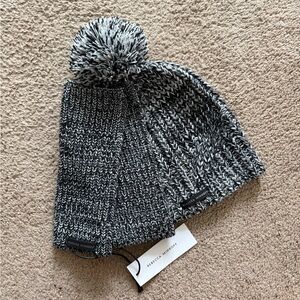 Rebecca Minkoff Pom-Pom Beanie/Arm Warmer Set